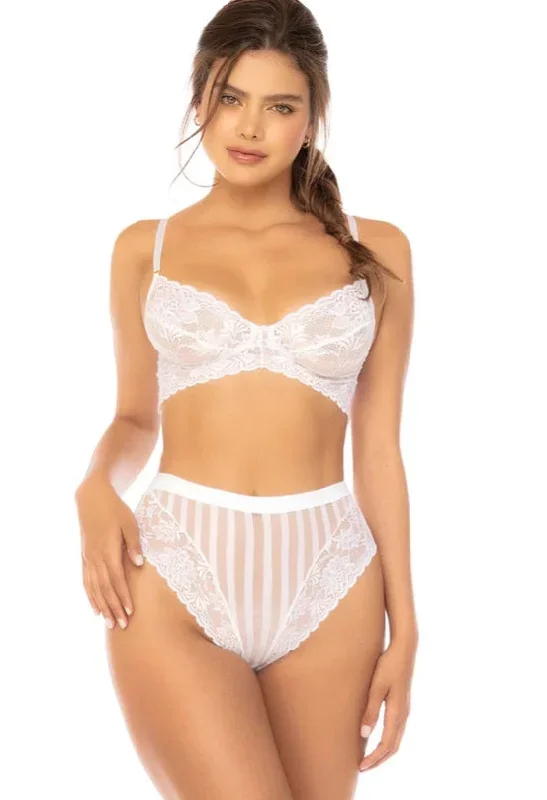 Belle Amour Bralette and High Waist Panty Set