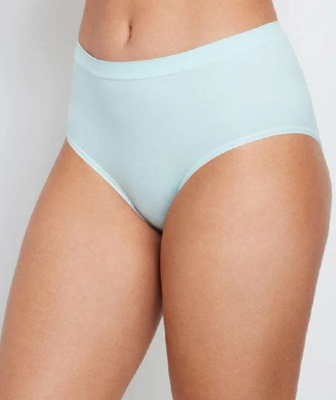 Bendon Seamless High Rise Brief - Cool Blue