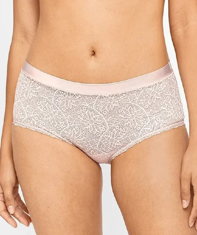 Berlei Barely There Lace Full Brief - Nude Lace