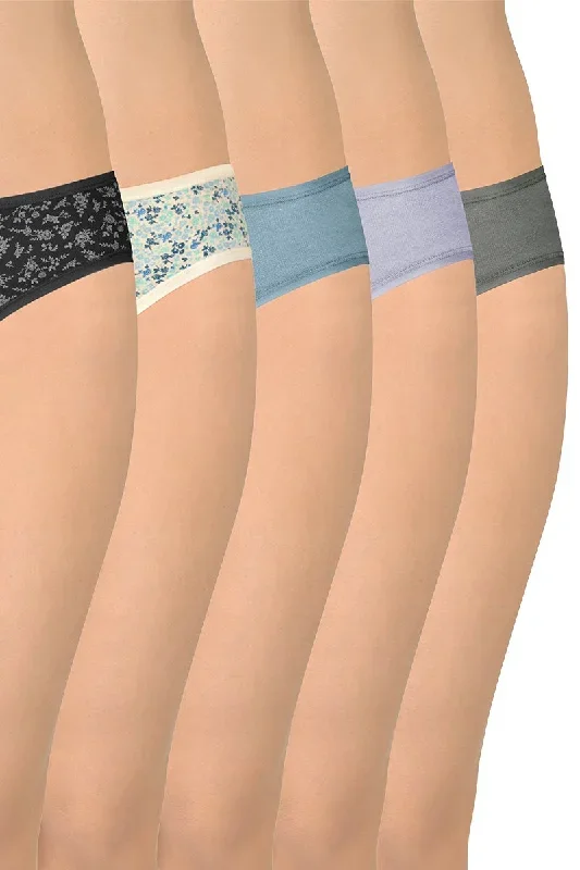 Assorted Low Rise Bikini (Pack of 5)