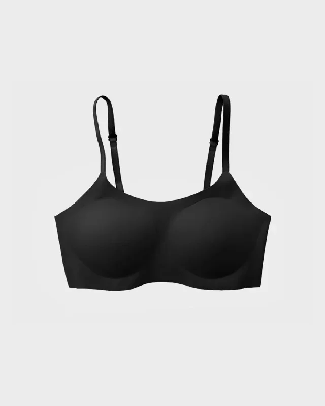 black-support-bra-set