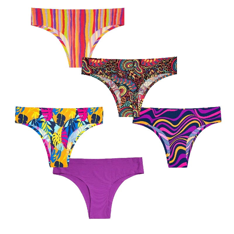 Bloom Bundle - Ladies Seamless Briefs 5 Pack Bundle