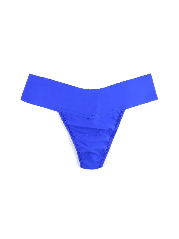 BreatheSoft Natural Rise Thong Brilliant Blue