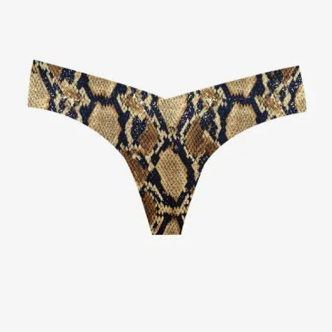 Commando Sparkle Snakeskin Thong CT02