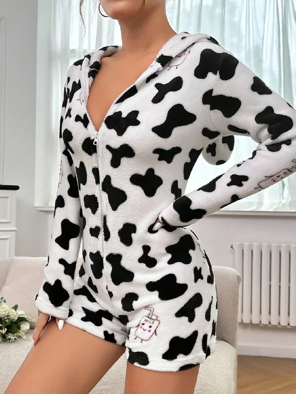 cow-long-sleeve-playsuit