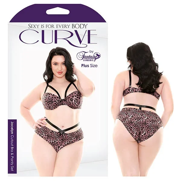 Curve Jocelyn Cutout Bra & Panty Set