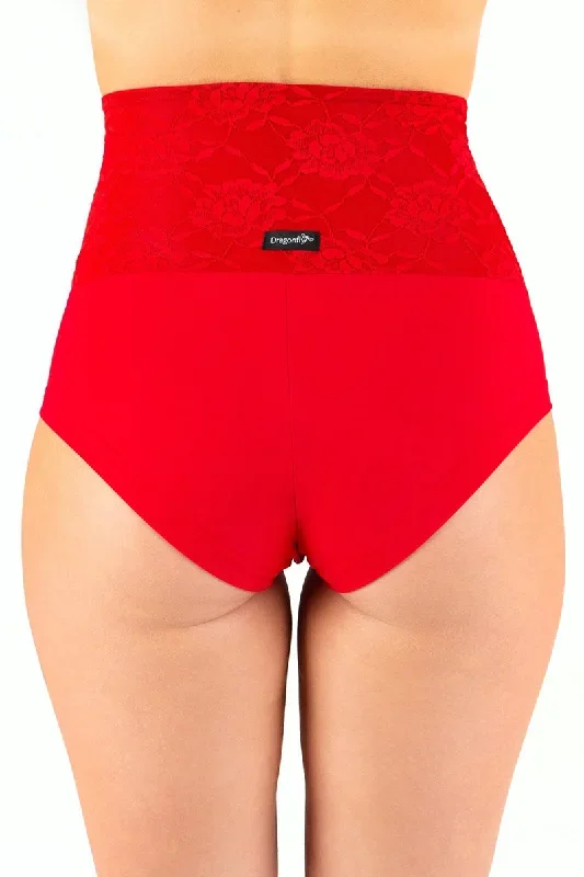 dragonfly-betty-high-waisted-shorts-red-lace