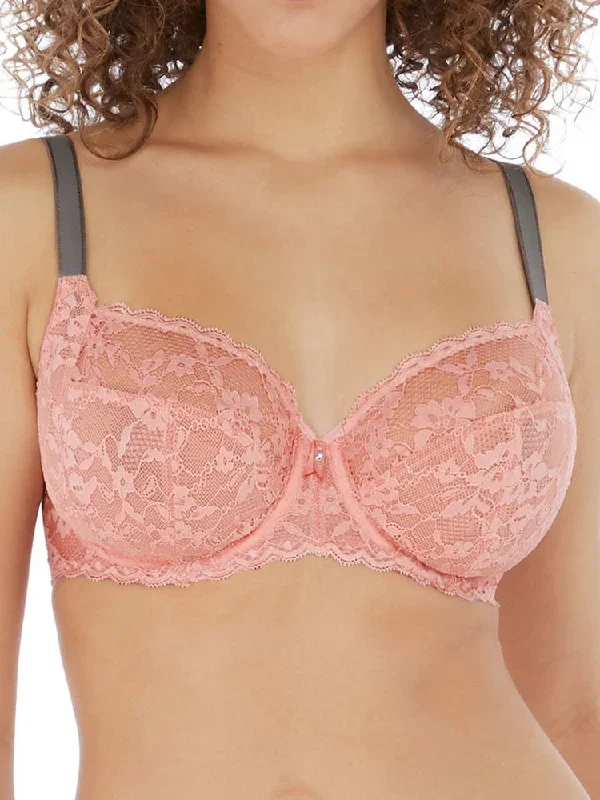 Offbeat Side Support Bra - Rosehip