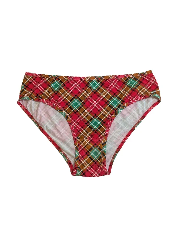 Holiday Plaid Briefs