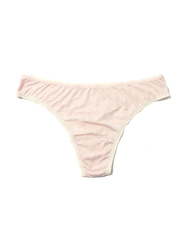 MoveCalm Natural Rise Thong Pearl Pink