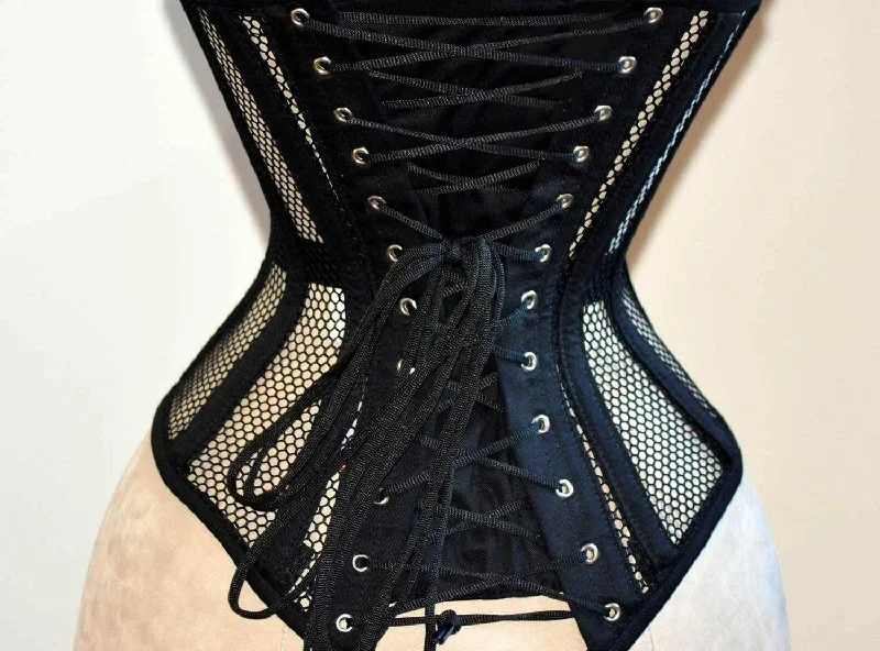 overbust-mesh-authentic-corset-with-cups-gothic-victorian-steampunk-affordable-cheap-corset-girlfriends-gift-historical-corset