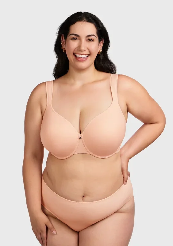 Patricia Smooth Classic Light Pink T-shirt Lightly Padded Minimizer Bra Set