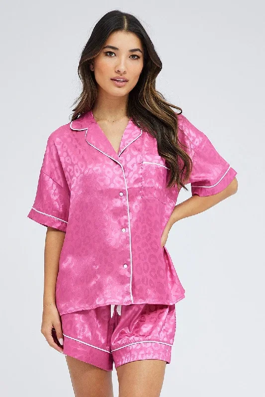 pink-pyjama-set-leopard-jacquard-satin-piping-pj-nw2046a-84zb-1