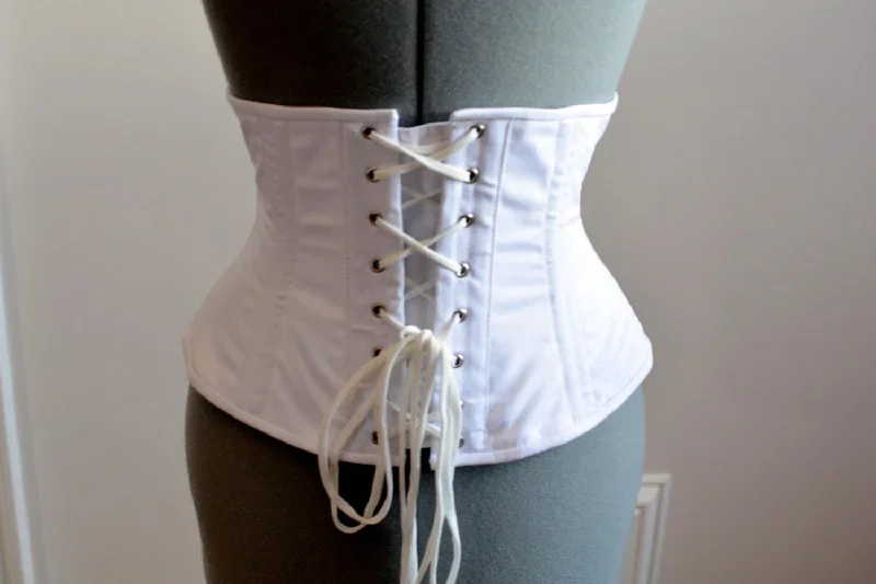 real-double-row-steel-boned-waist-corset-from-cotton-waist-training-fitness-edition-vintage-everyday-tight-lacing-steampunk-bespoke