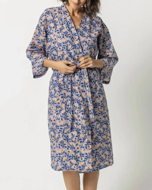 Robe In Fan Floral