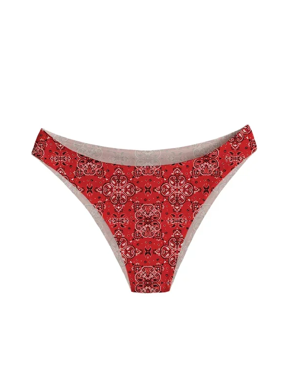 Ruby Paisley High-Cut Modal Cheeky