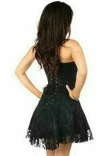 sexy-black-lace-corset-dress