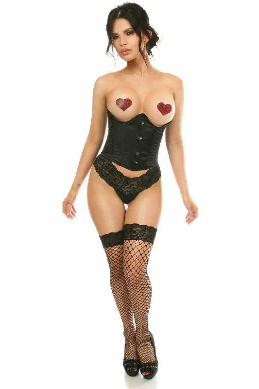 sexy-black-satin-open-bust-underwire-short-underbust-corset