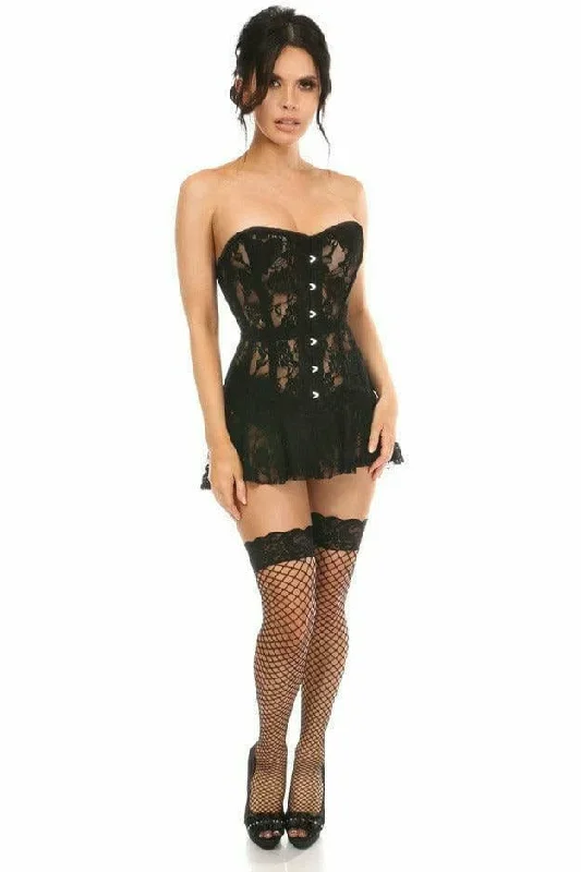 sexy-black-sheer-lace-corset-dress