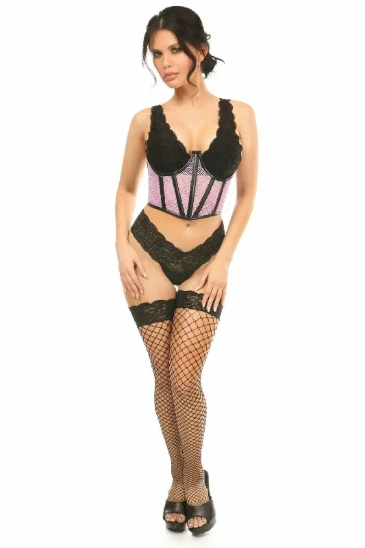 sexy-light-purple-fishnet-underwire-open-cup-waist-cincher