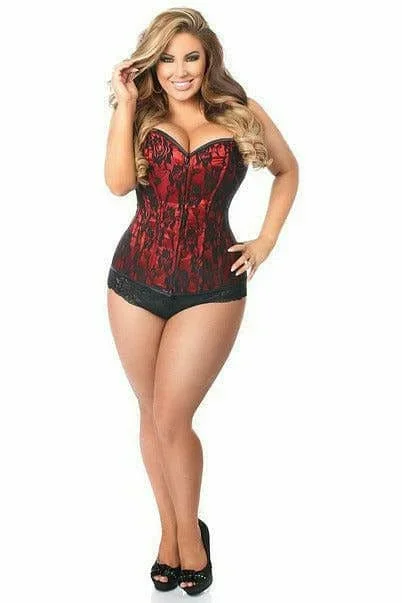 sexy-red-lace-front-zipper-corset