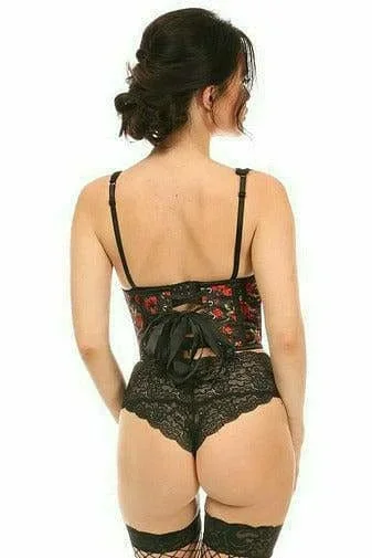 sexy-red-roses-satin-open-cup-waist-cincher