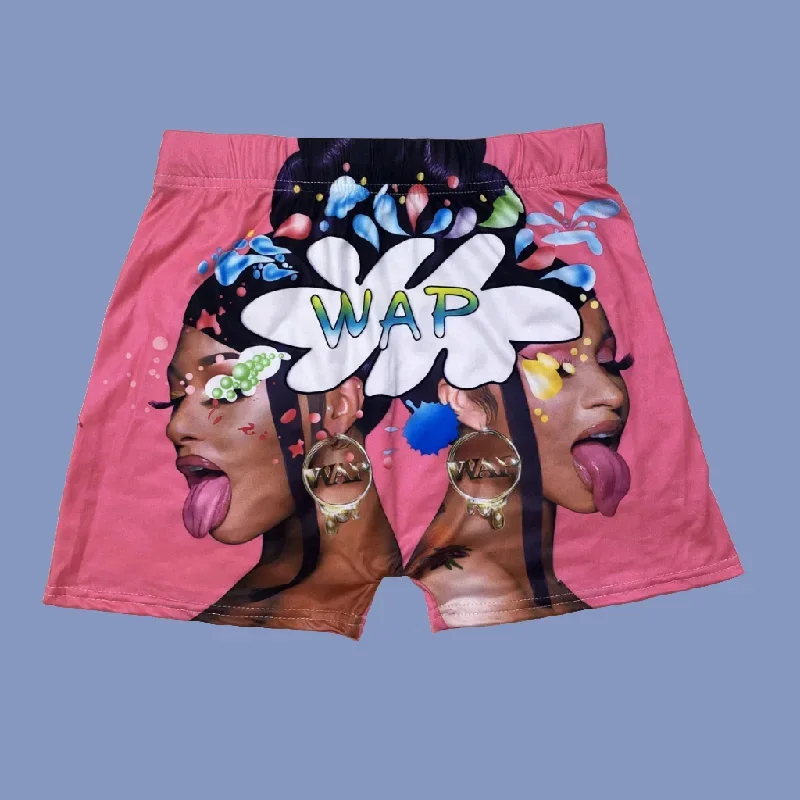 sexy-women-shorts-womens-summer-clothing-candy-snack-wap-graphic-high-waist-biker-booty-shorts-wholesale-cheap-stuff