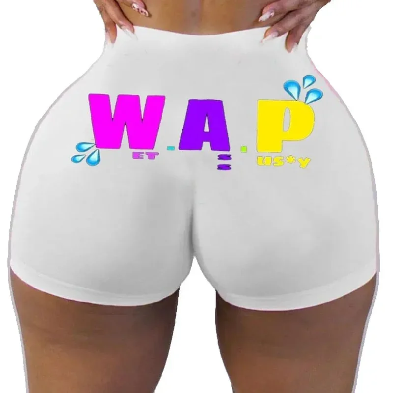 sexy-women-shorts-womens-summer-clothing-candy-snack-wap-graphic-high-waist-biker-booty-shorts-wholesale-cheap-stuff