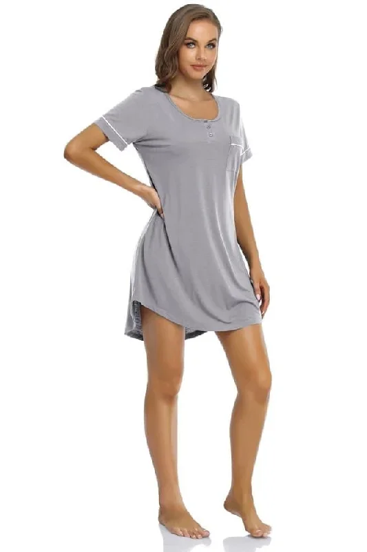 shekini-women-short-sleeve-nightdress-pajamas-set