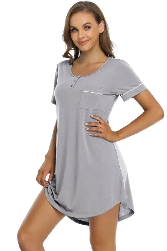 shekini-women-short-sleeve-nightdress-pajamas-set