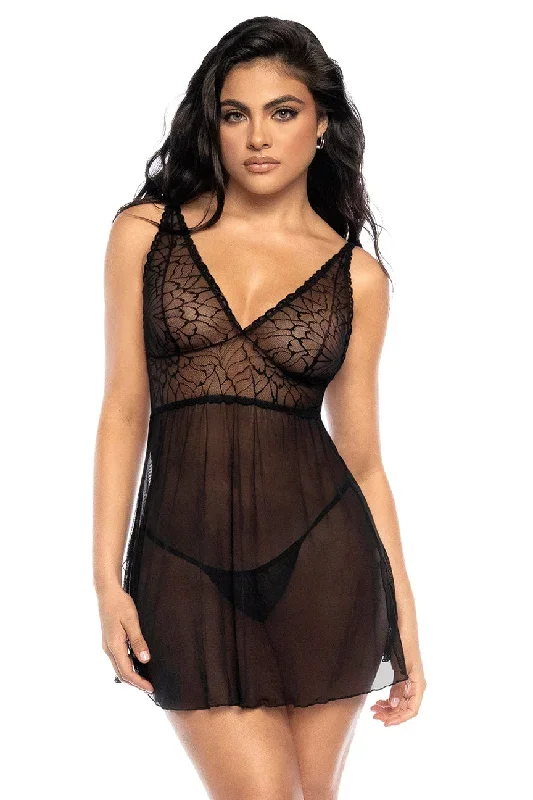 Siena Sheer Babydoll Set