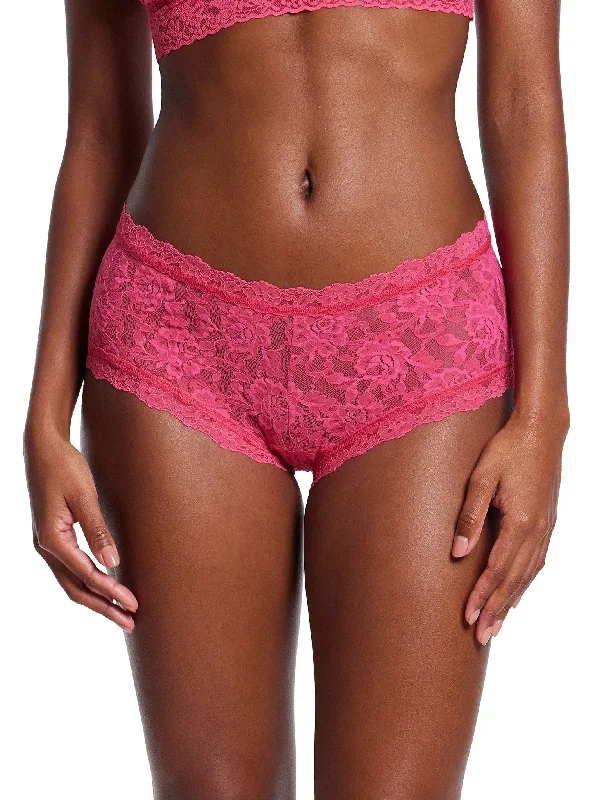 Signature Lace Boyshort Morning Glory Pink