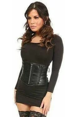 top-drawer-black-faux-leather-steel-boned-mini-cincher