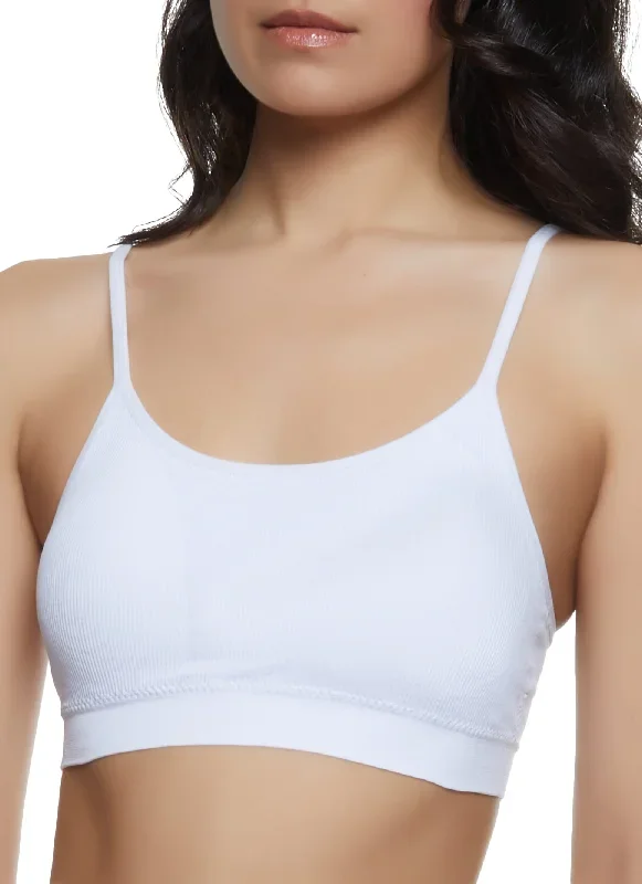 Ribbed Seamless Bralette