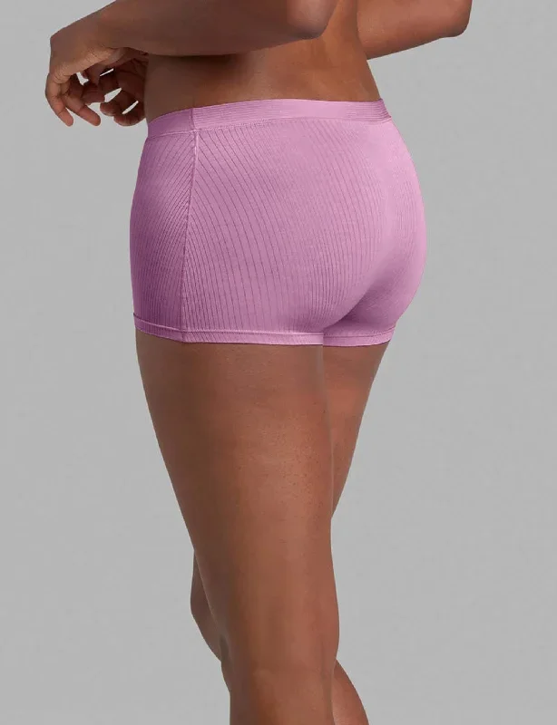 Women's Second Skin Luxe Rib Boyshort